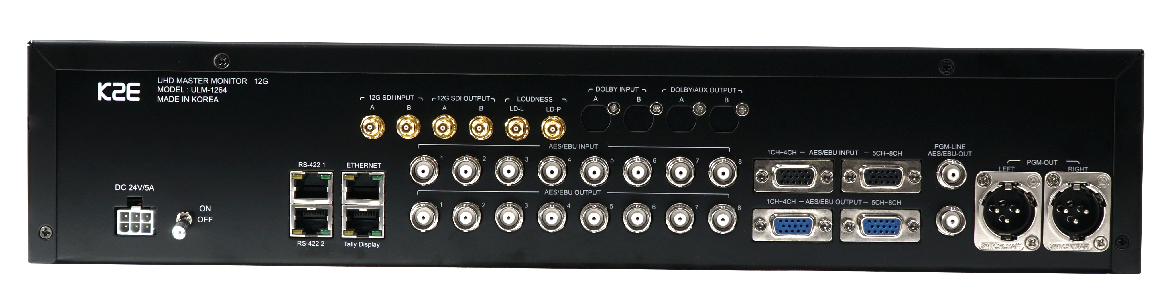 12G-SDI UHD 4K Precision Audio Monitoring Unit