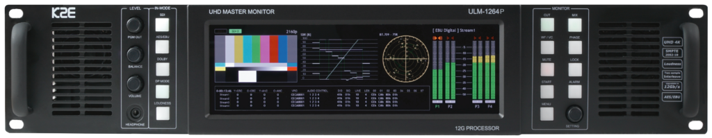 12G SDI 4K UHD Audio Monitoring Unit ULM-1264P