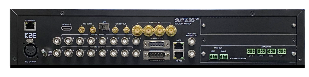 12G SDI 4K UHD Audio Monitoring Unit ULM-1264P